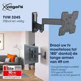 Vogel's COMFORT TVM 3245 | Draai- en kantelbare tv-beugel  | 19-43 4